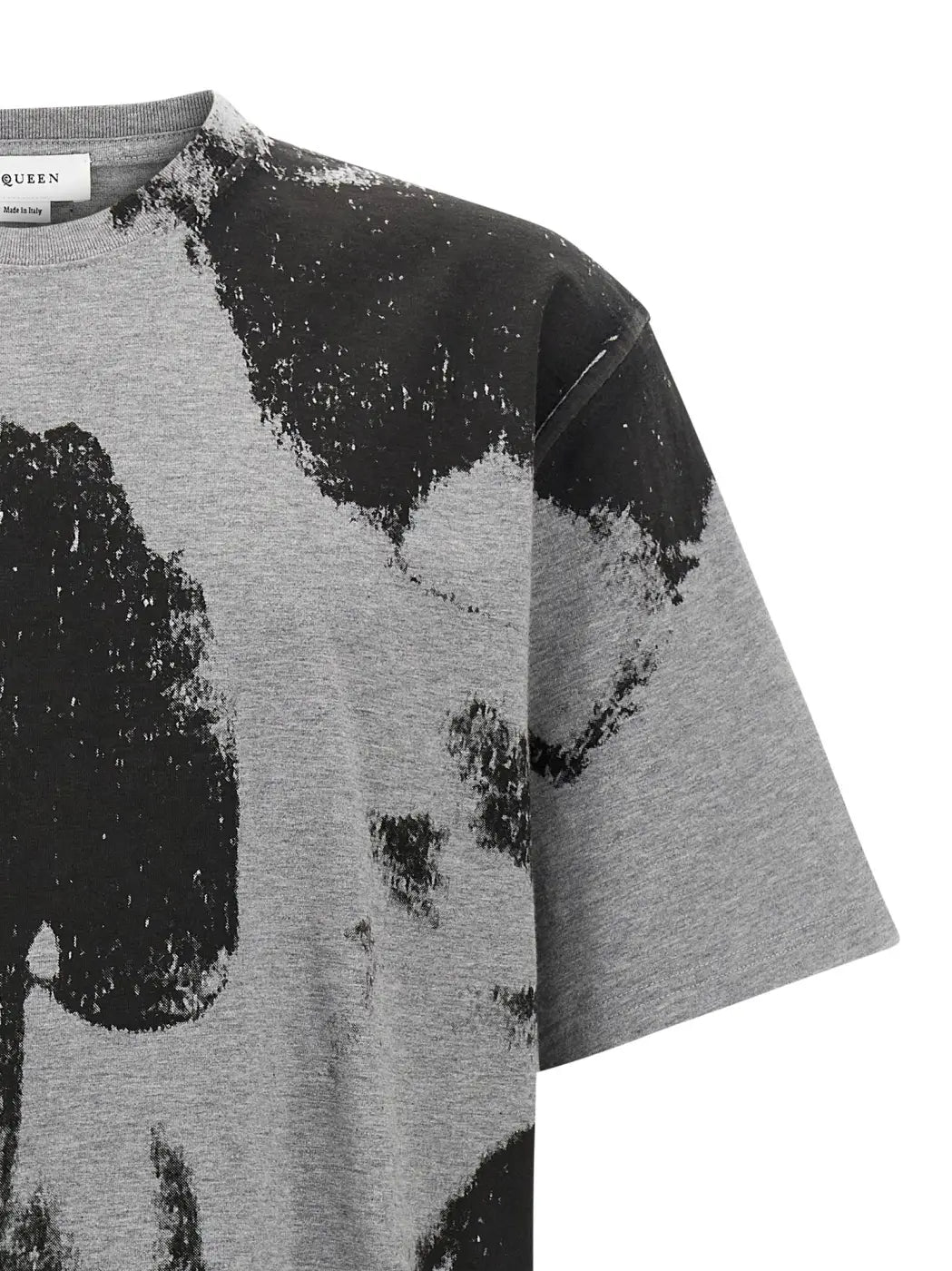 Alexander Mcqueen Gray Cotton T-shirt
