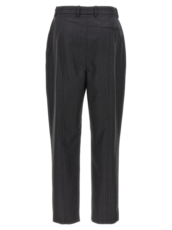 Alexander Mcqueen Gray Wool Dress Pants