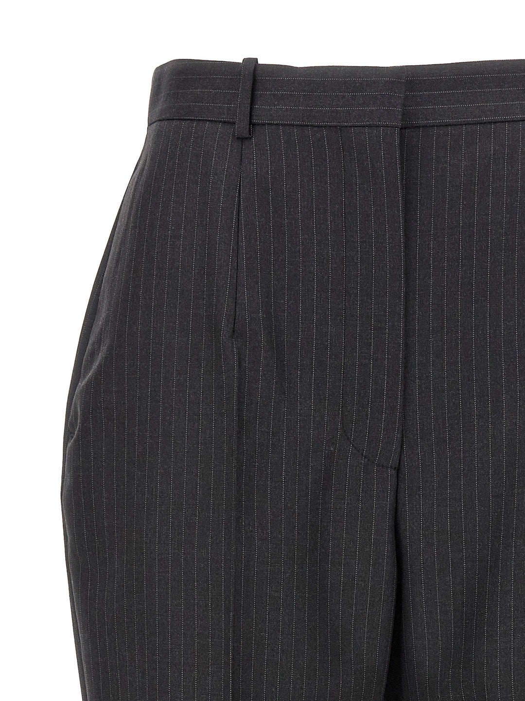 Alexander Mcqueen Gray Wool Dress Pants