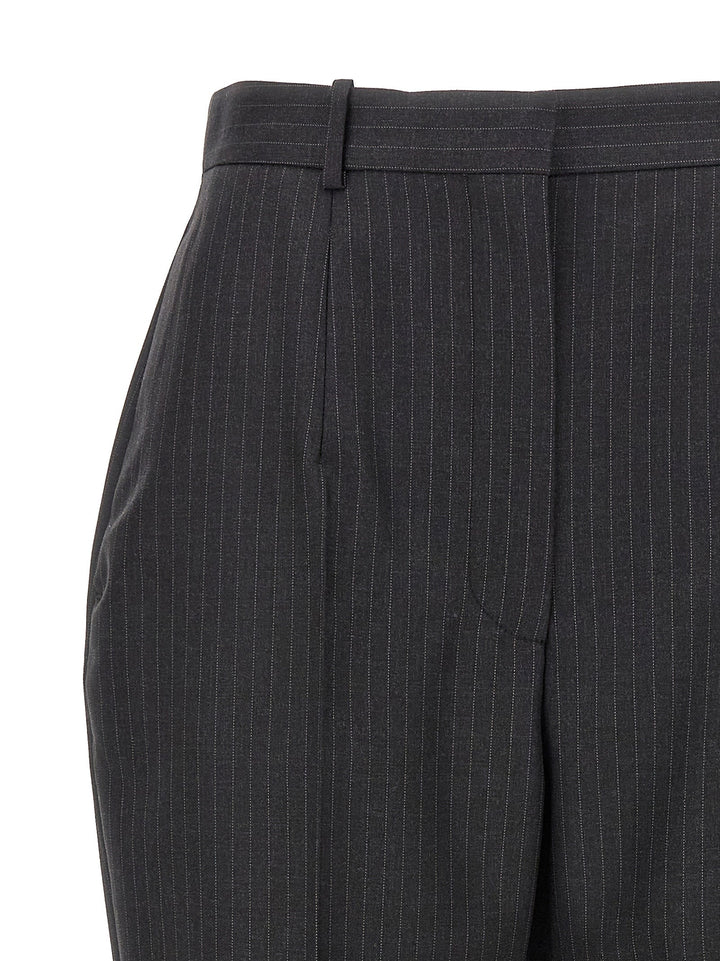 Alexander Mcqueen Gray Wool Dress Pants