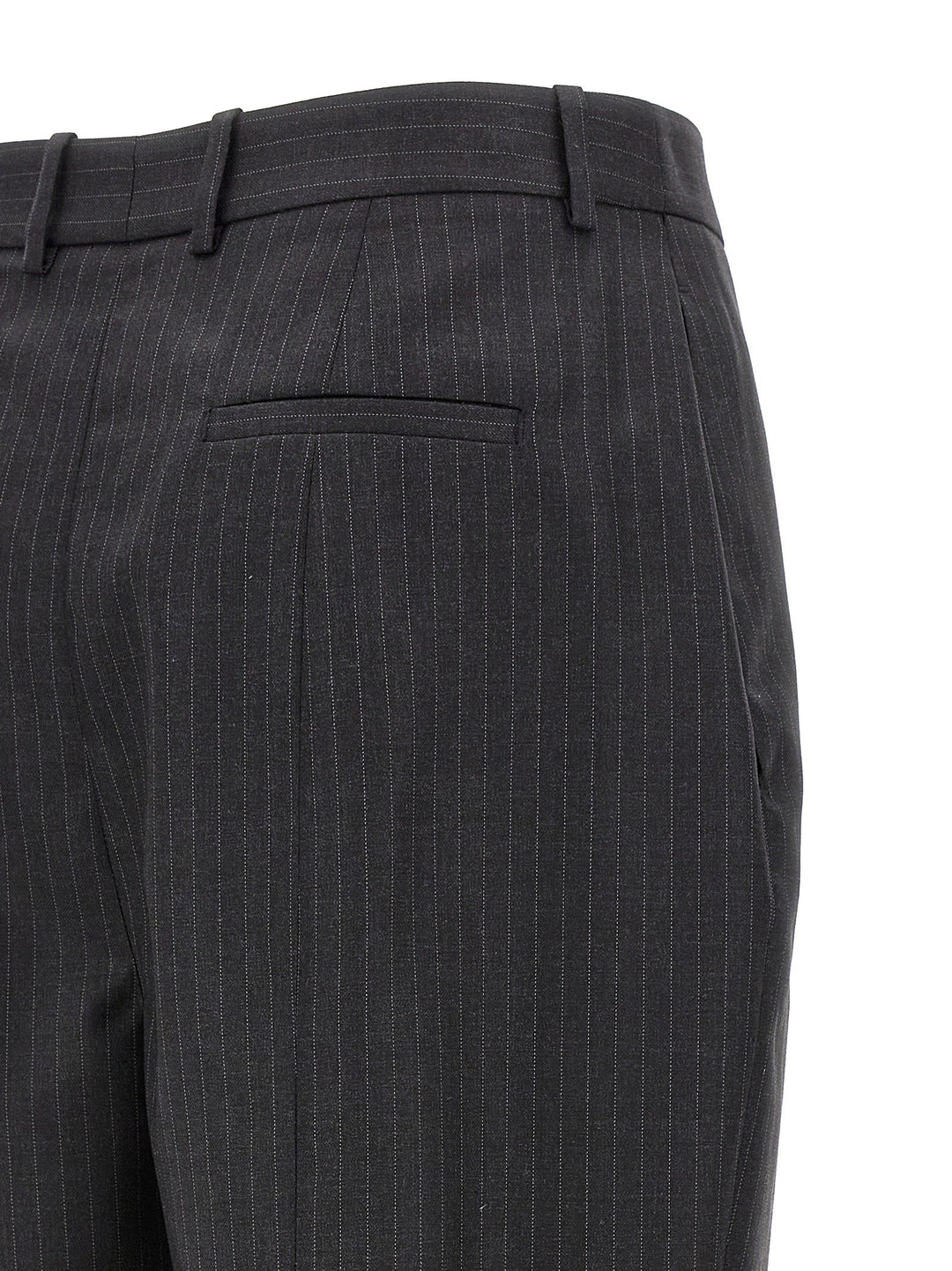 Alexander Mcqueen Gray Wool Dress Pants