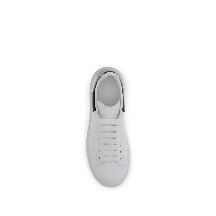 Alexander McQueen White Calf Leather Bos Taurus Low Top Sneakers