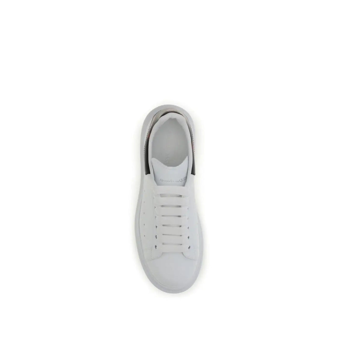 Alexander Mcqueen White Calf Leather Bos Taurus Low Top Sneakers