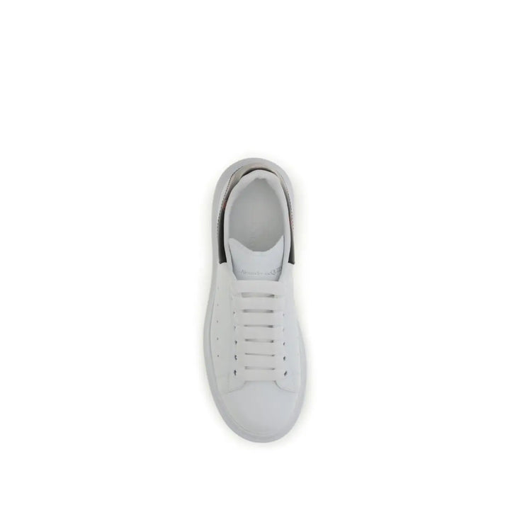Alexander Mcqueen White Calf Leather Bos Taurus Low Top Sneakers