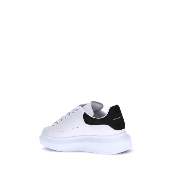 Alexander McQueen White Calf Leather Bos Taurus Platform Sneakers