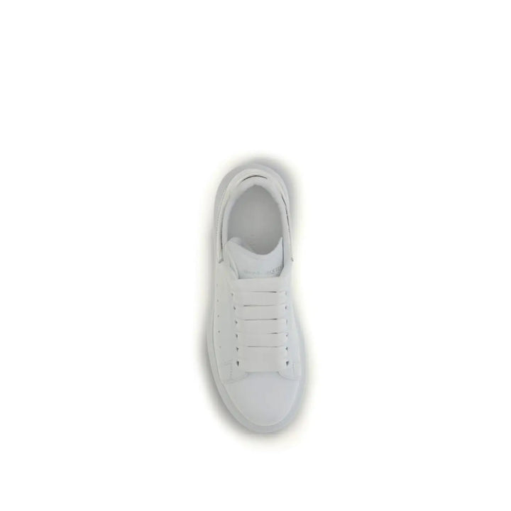 Alexander Mcqueen White Calf Leather Bos Taurus Platform Sneakers