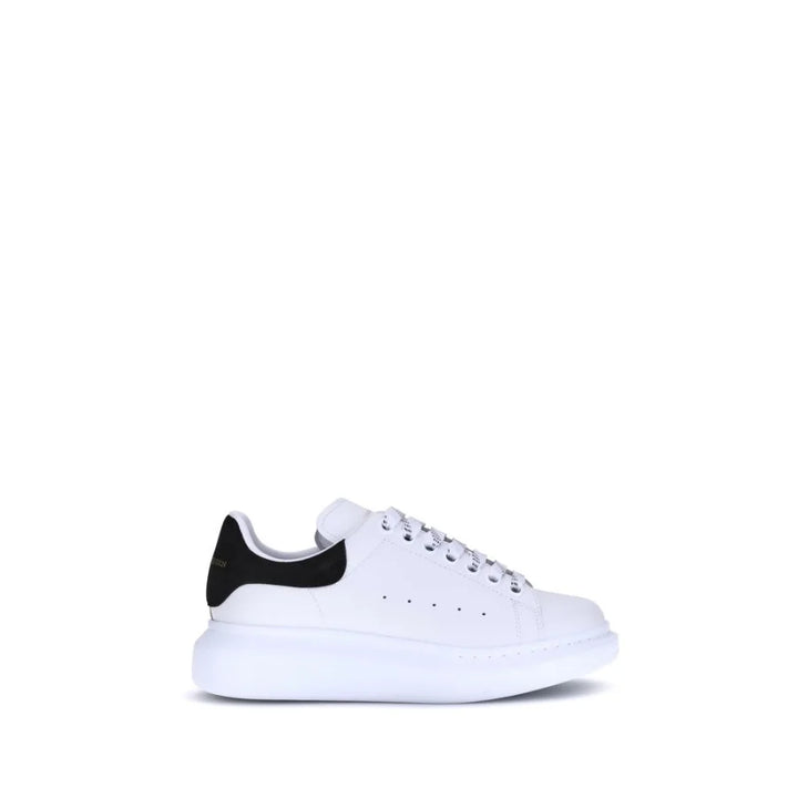 Alexander McQueen White Calf Leather Bos Taurus Platform Sneakers