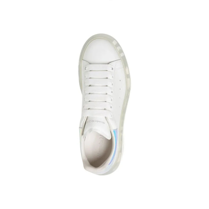 Alexander McQueen White Calfskin Chunky Sneakers