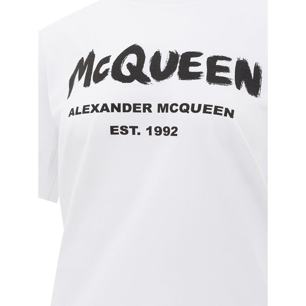Alexander McQueen - White Cotton T-Shirt