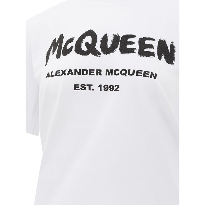 Alexander McQueen - White Cotton T-Shirt