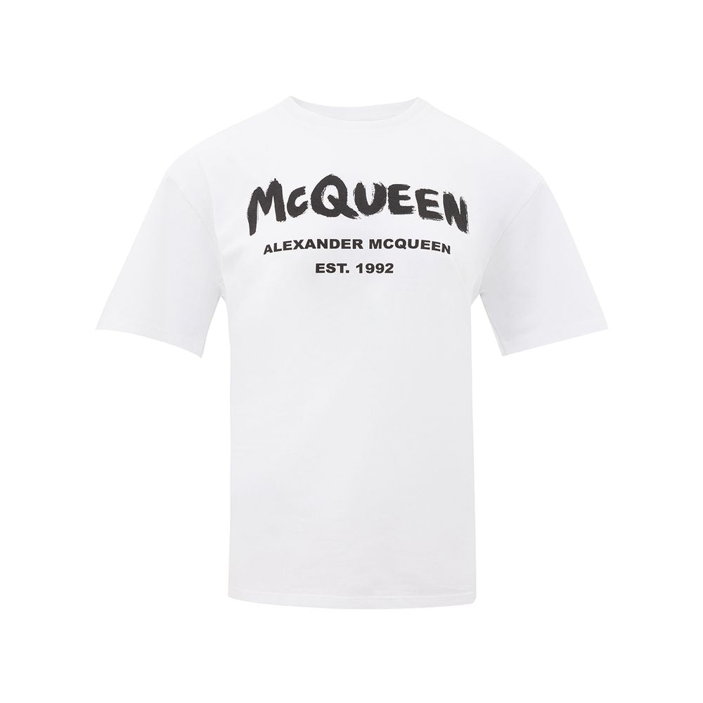 Alexander McQueen - White Cotton T-Shirt