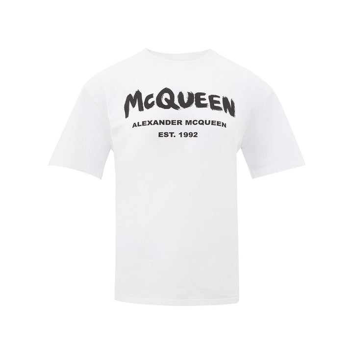 Alexander McQueen - White Cotton T-Shirt