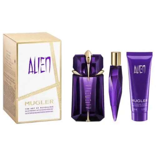 Alien Gift Set with Parfum Refillable Spray and Luxurious Body Lotion Women’s Sets Thierry Mugler