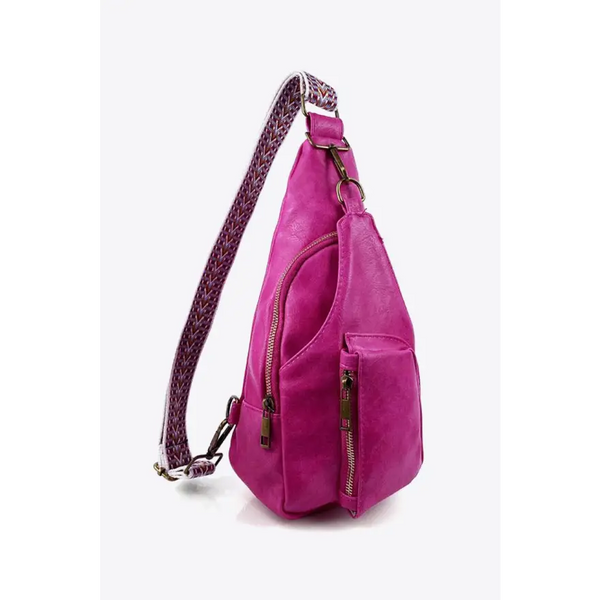 Trendsi Bags Shoulder bags - All The Feels Leather Sling Bag Trendy PU Finish