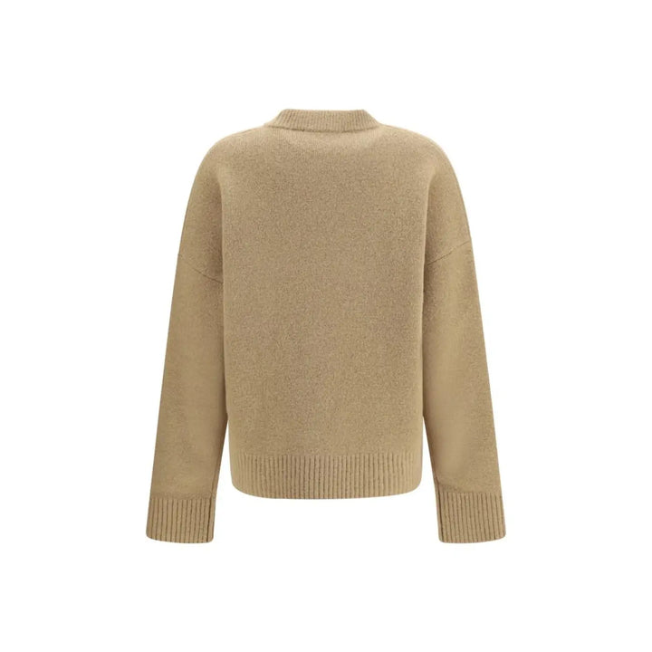 Ami Paris Beige Alpaca Vicugna Pacos Sweatshirt