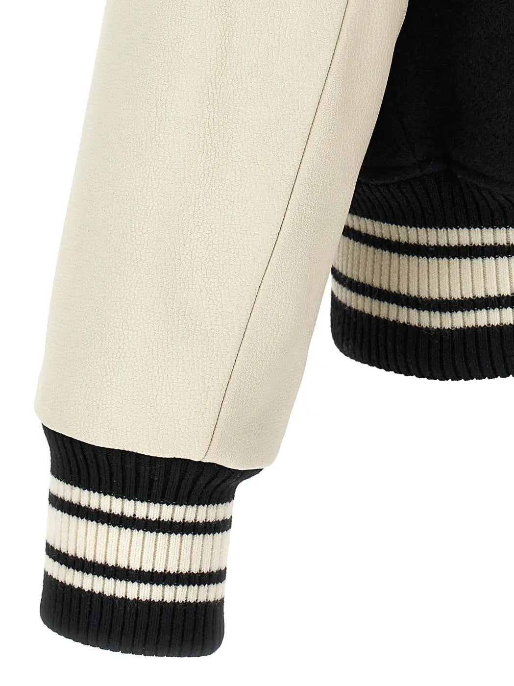 Ami Paris Bicolor Virgin Wool Bomber