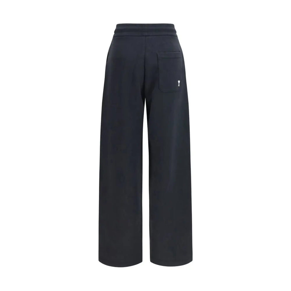 Ami Paris Black Alpaca Vicugna Pacos Joggers (workout Pants)