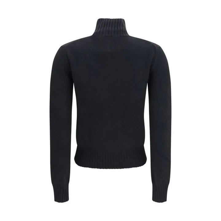Ami Paris Black Cashmere Turtleneck