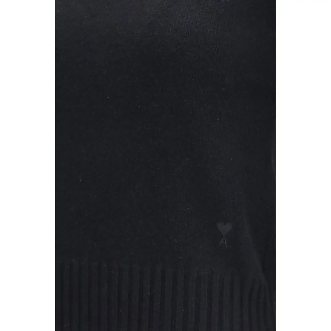 Ami Paris Black Cashmere Turtleneck