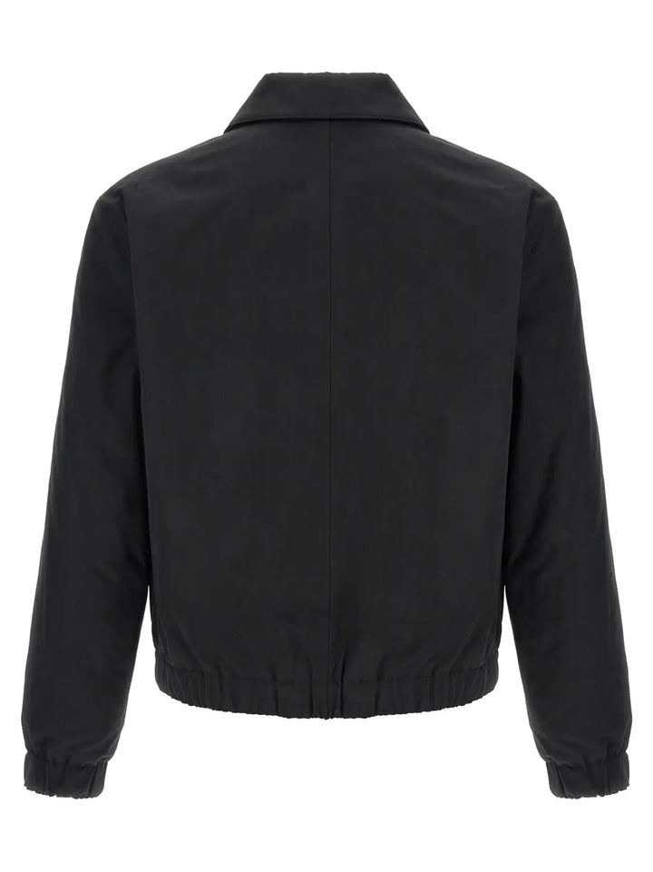 Ami Paris Black Cotton Bomber