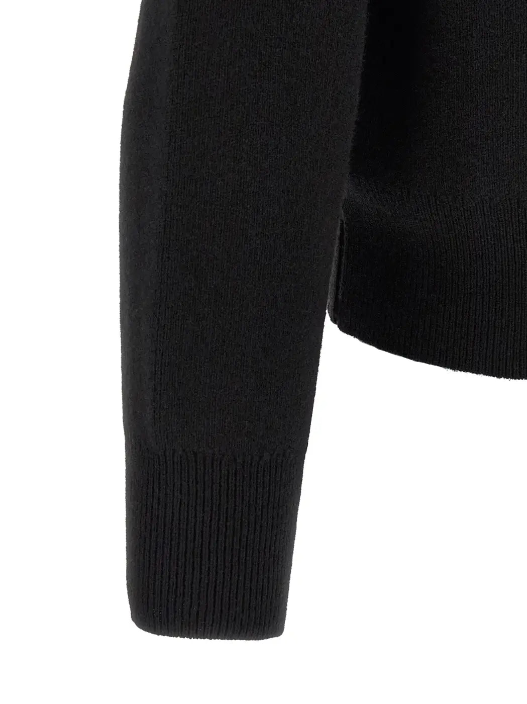 Ami Paris Black Wool Cardigan
