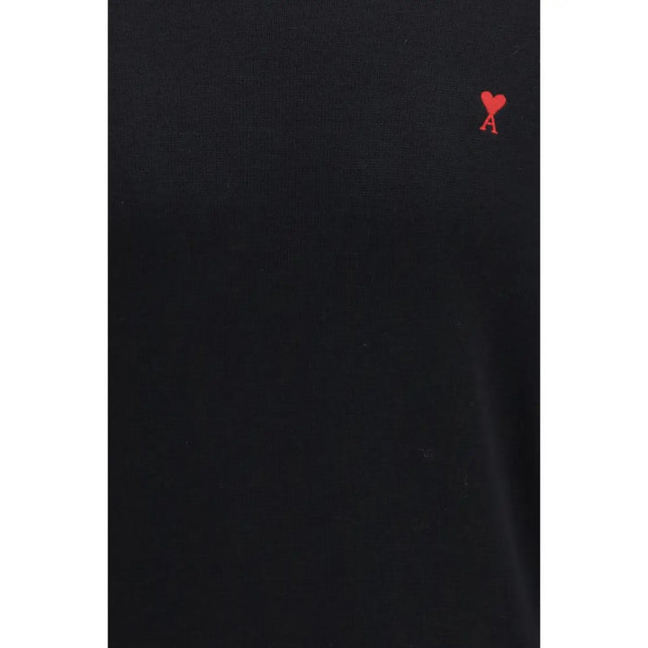 Ami Paris Black Wool Oves Aries Sweatshirt