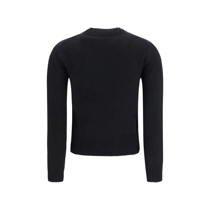 Ami Paris Black Wool Oves Aries Sweatshirt