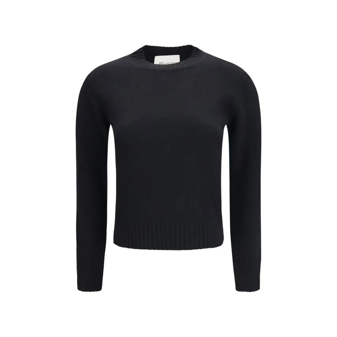 Ami Paris Black Wool Oves Aries Sweatshirt