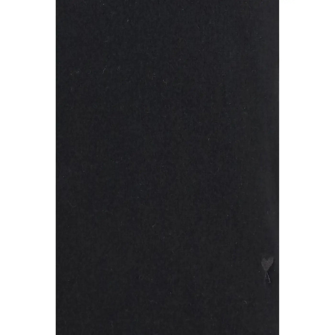 Ami Paris Black Wool Oves Aries Turtleneck