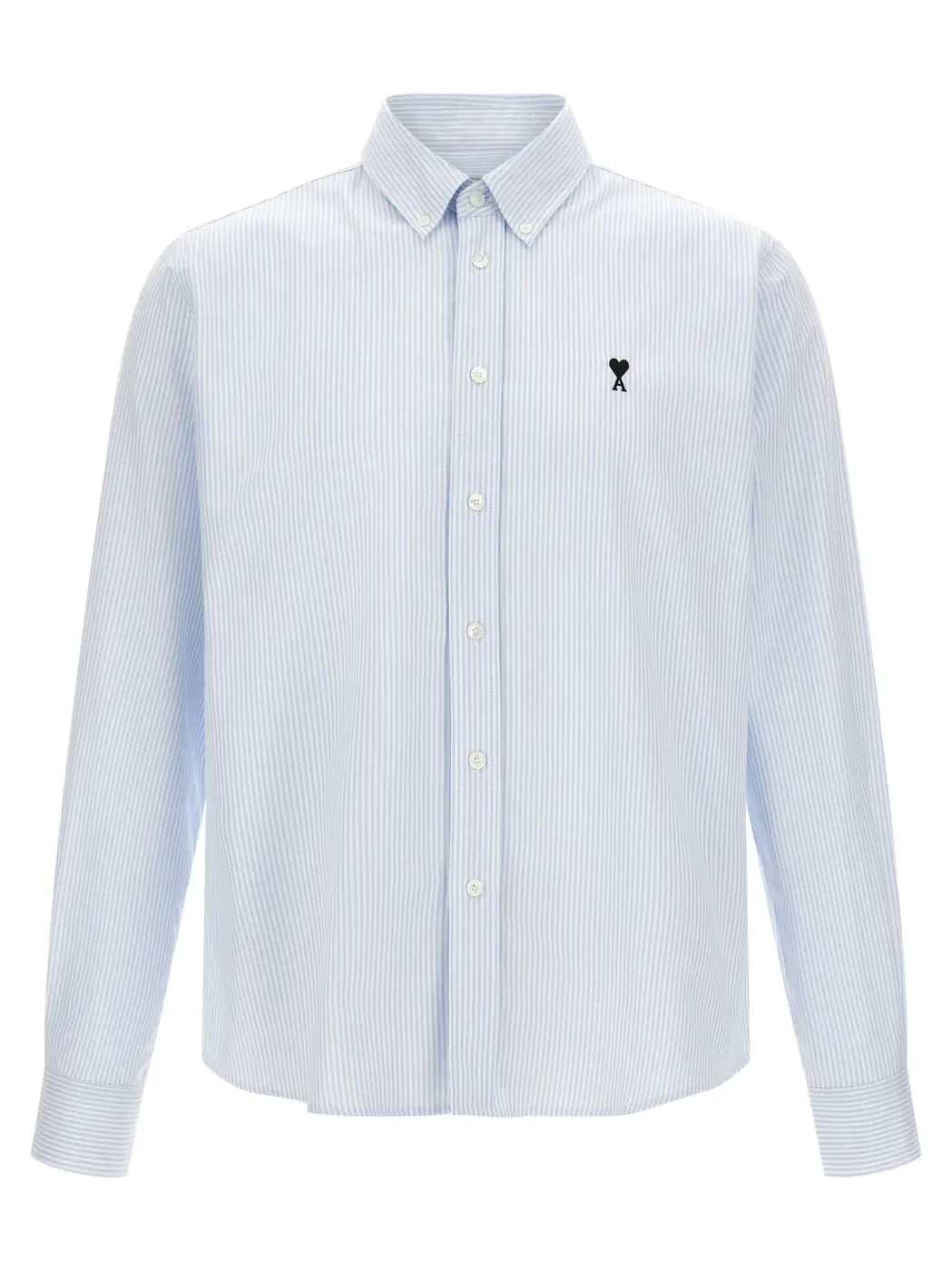 Ami Paris Blue Cotton Blouse