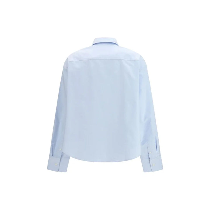 Ami Paris Blue Cotton Dress Shirt