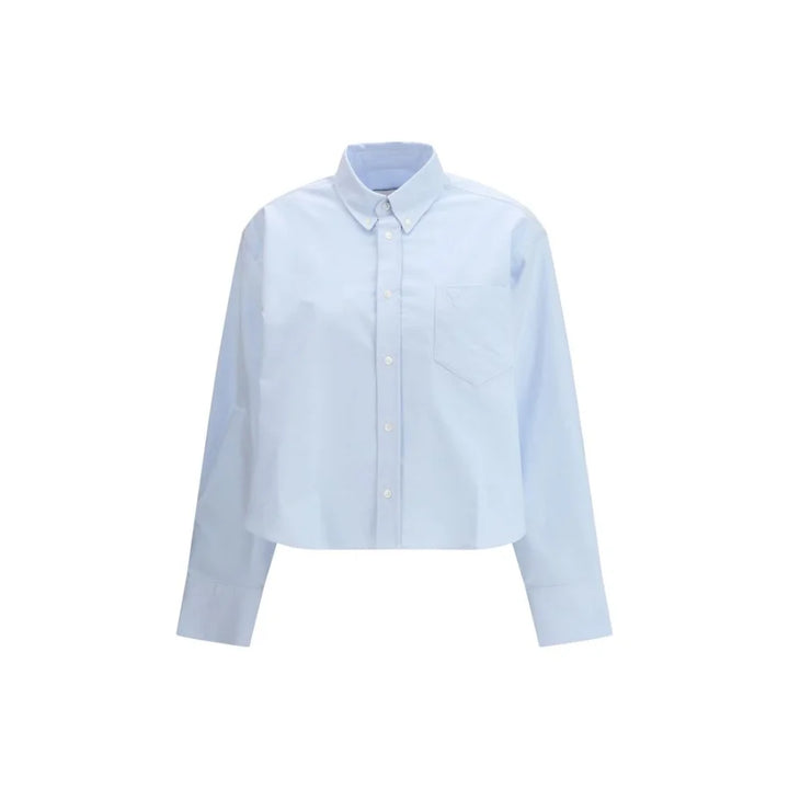Ami Paris Blue Cotton Dress Shirt