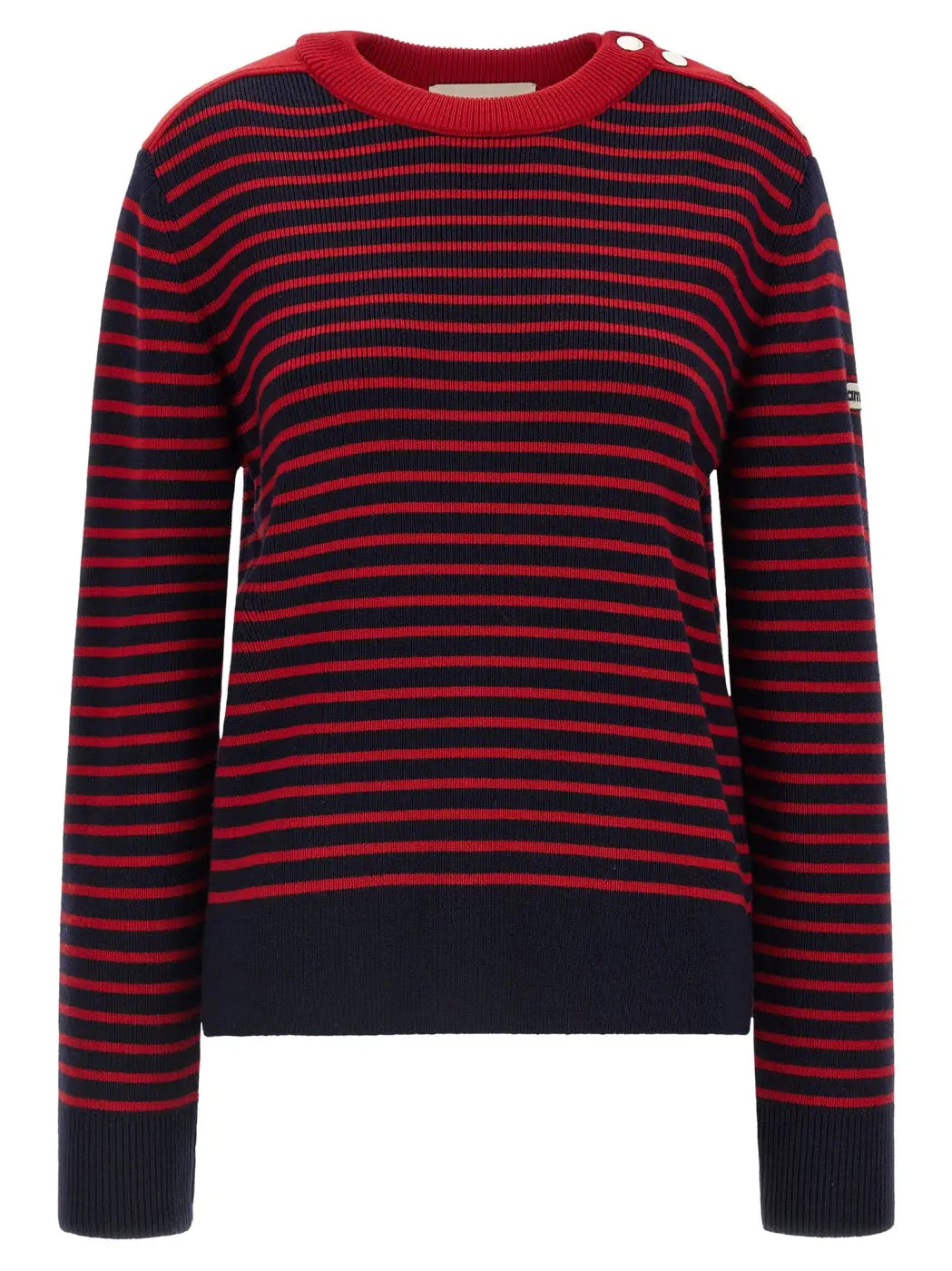 Ami Paris Blue Wool Cardigan