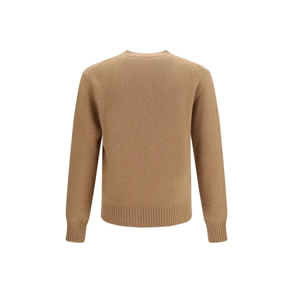 Ami Paris Brown Cashmere Sweatshirt