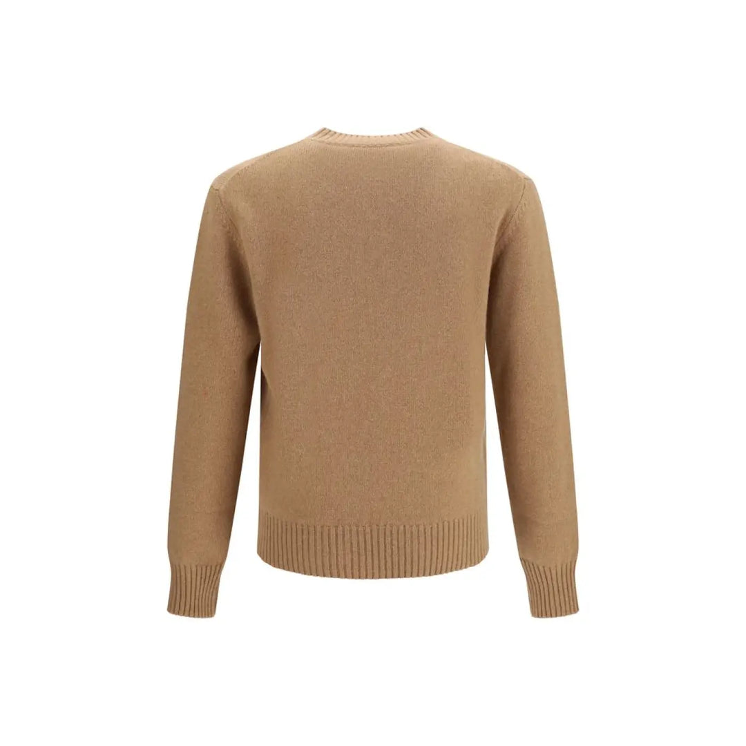 Ami Paris Brown Cashmere Sweatshirt