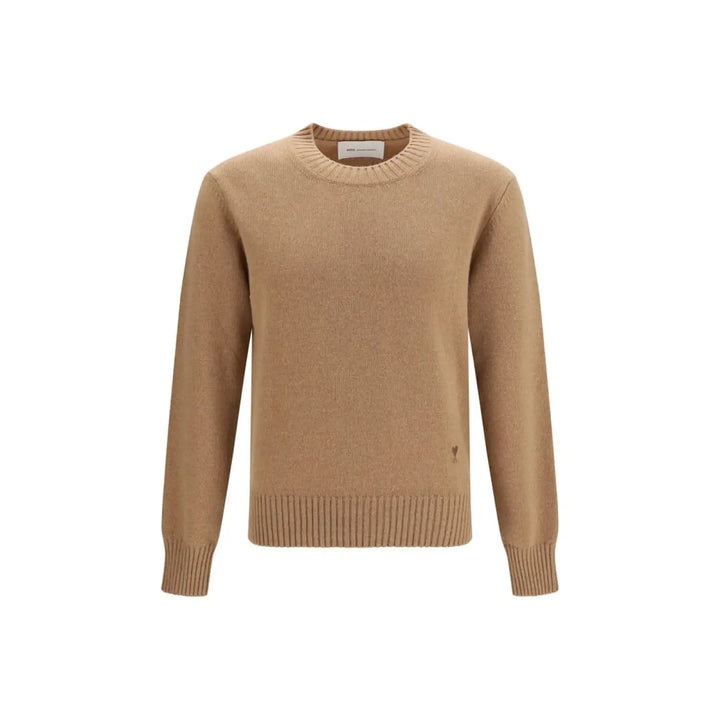 Ami Paris Brown Cashmere Sweatshirt