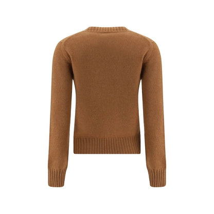 Ami Paris Brown Cashmere Sweatshirt