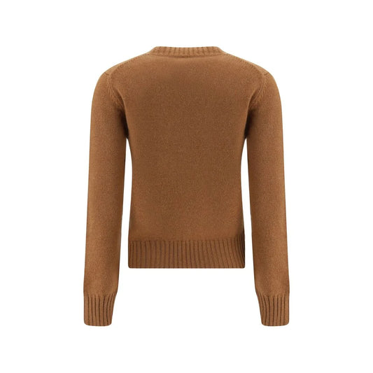 Ami Paris Brown Cashmere Sweatshirt