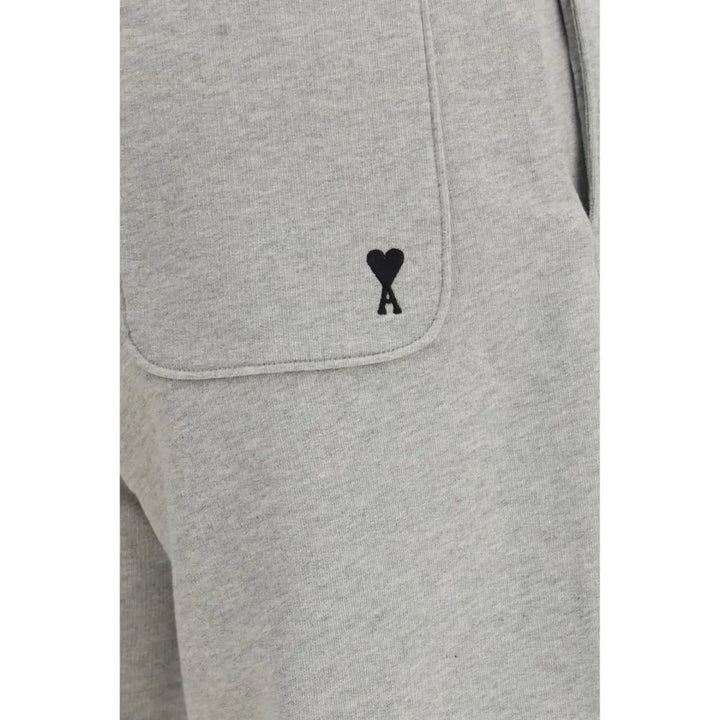 Ami Paris Gray Alpaca Vicugna Pacos Joggers (workout Pants)