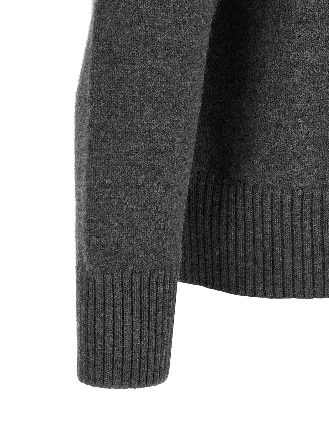 Ami Paris Gray Wool Cardigan