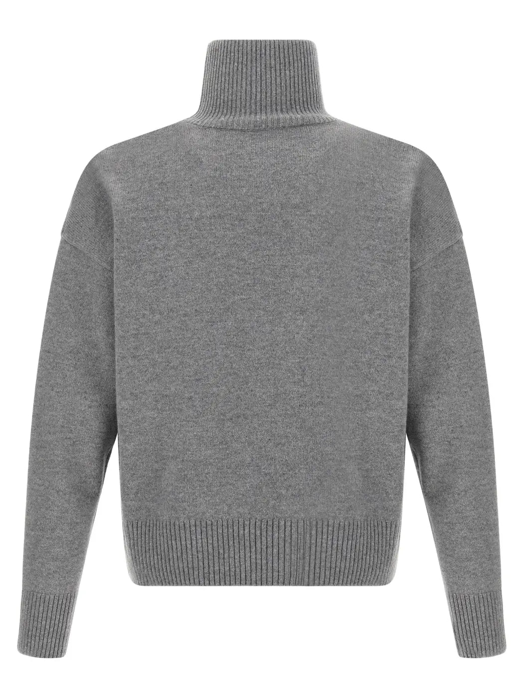 Ami Paris Gray Wool Cardigan