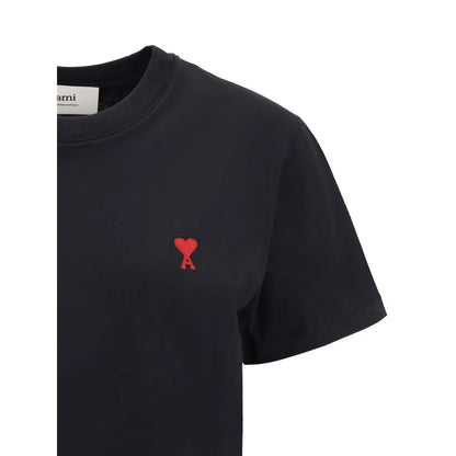 Ami Paris Logo T-Shirt Sophisticated Style with Iconic Branding