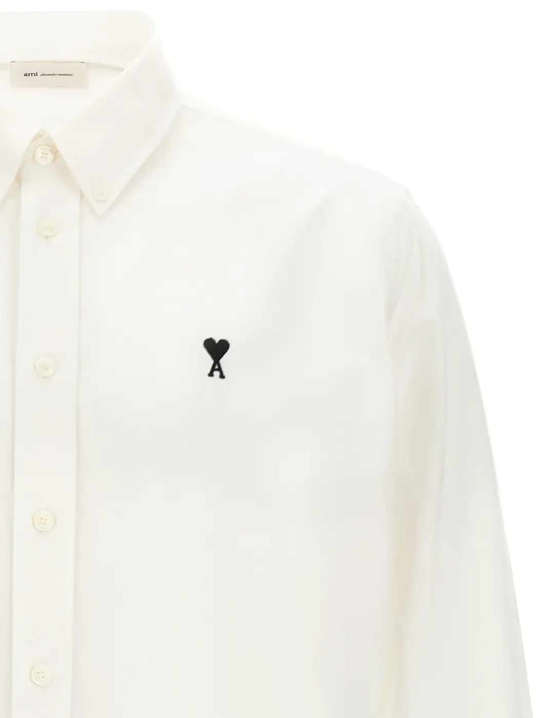 Ami Paris White Cotton Blouse