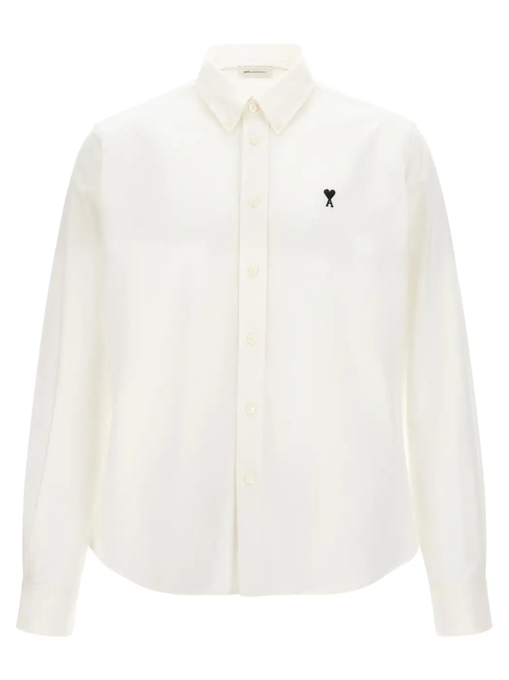 Ami Paris White Cotton Blouse