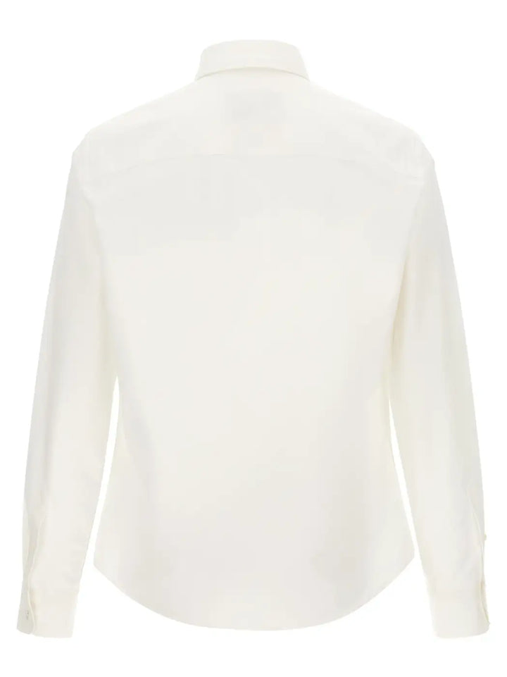 Ami Paris White Cotton Blouse