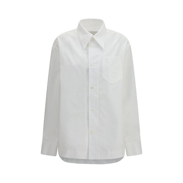 Ami Paris Shirts - White Cotton Dress Shirt