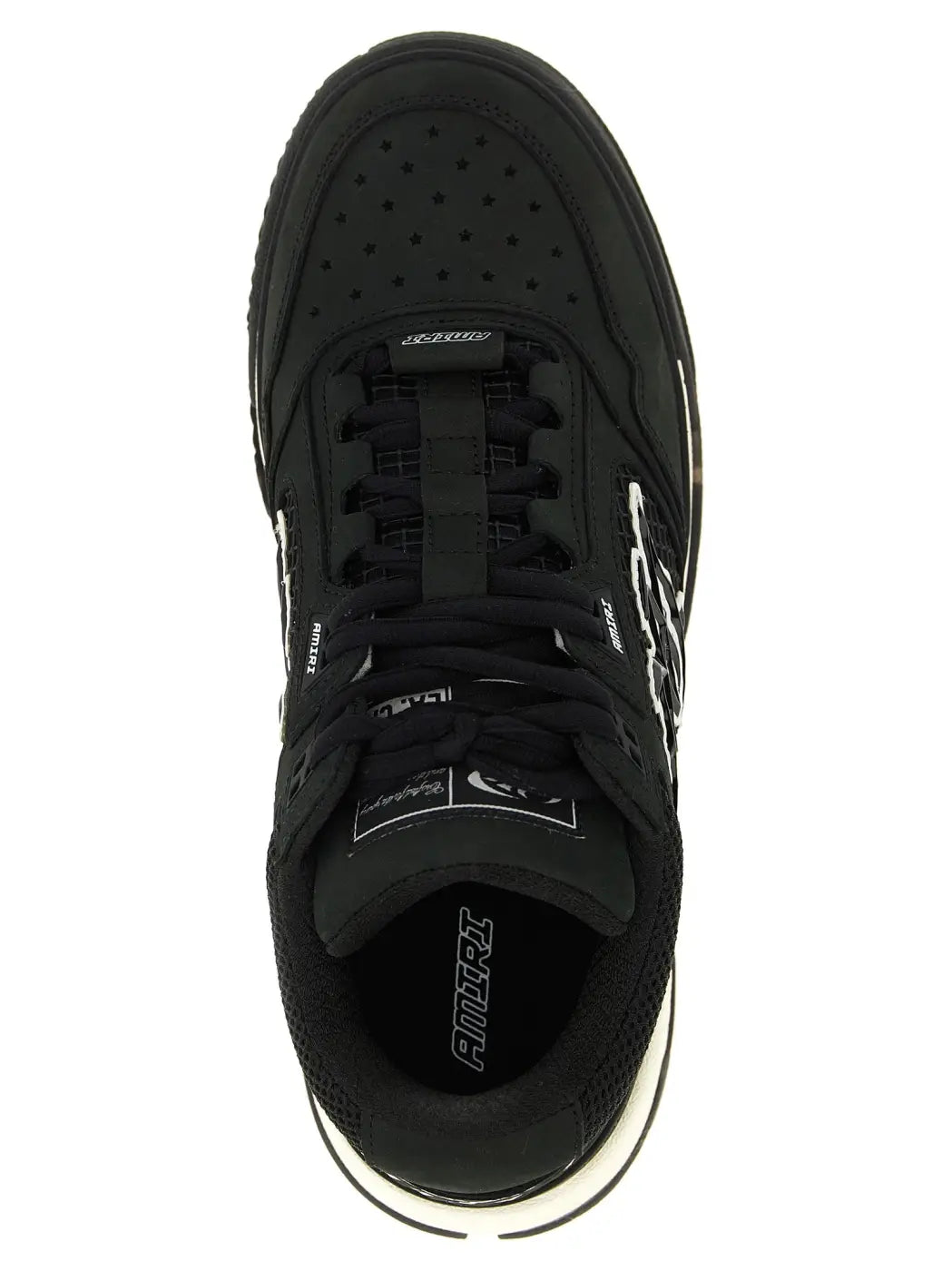Amiri Bicolor Calfskin Athletic Sneakers