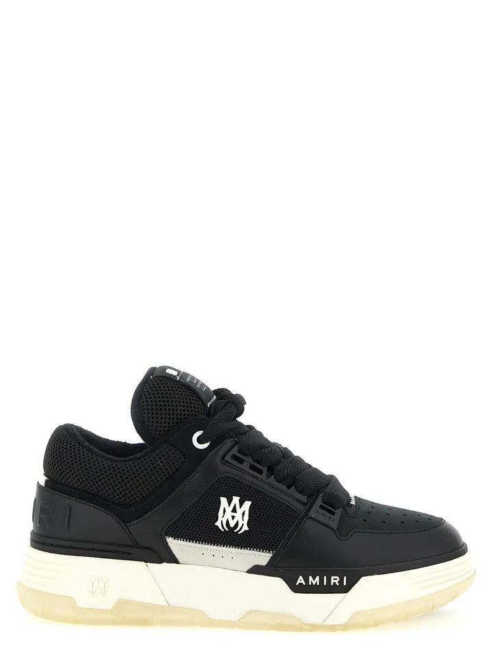 Amiri Black Calfskin Athletic Sneakers