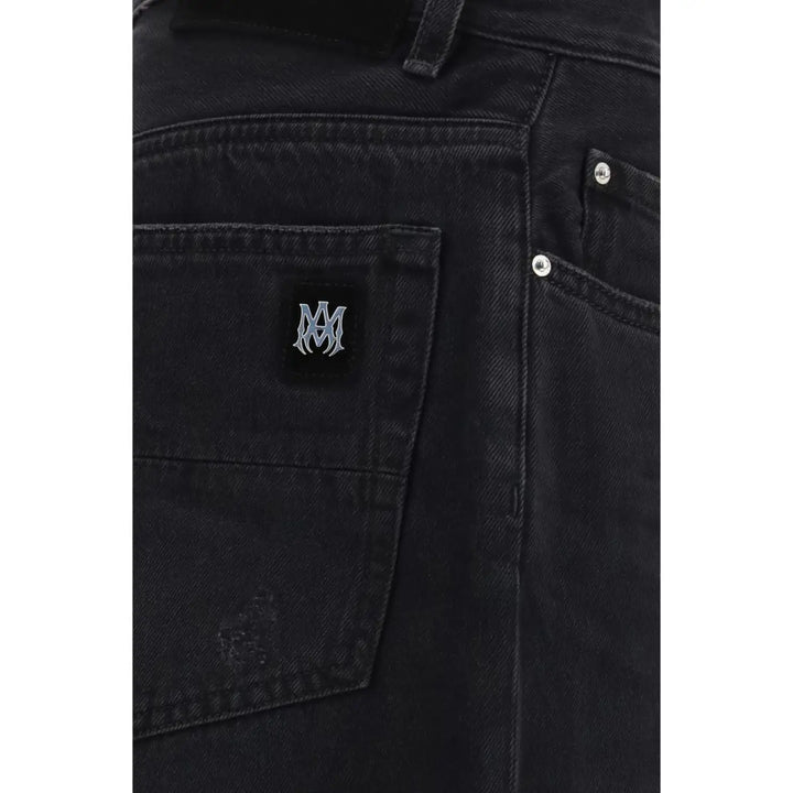 Amiri Black Cotton Jeans Denim