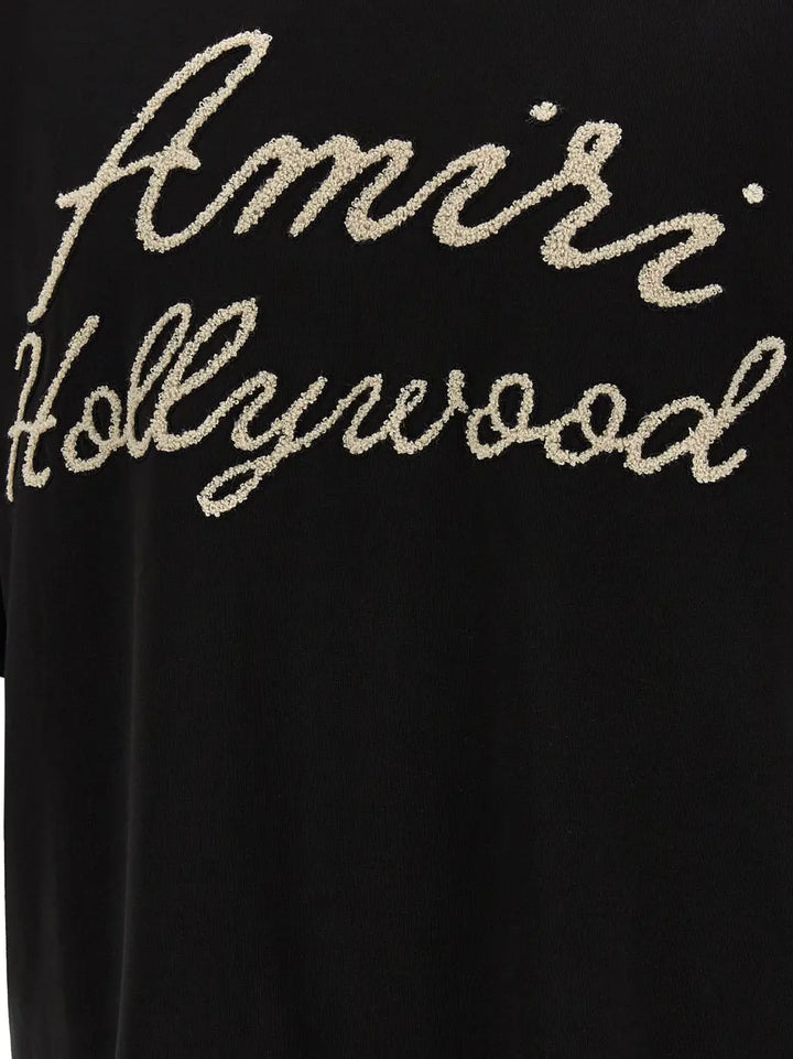 Amiri Black Cotton T-shirt